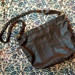 Lucky Brand large leather shoulder bag